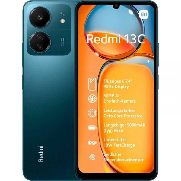 Smartphone Xiaomi Redmi 13 C 6,74" 8 GB RAM 256 GB Azul