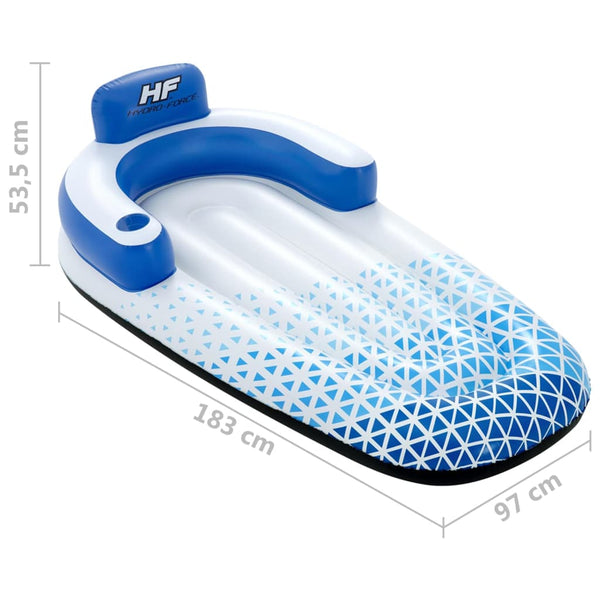 Bestway Hydro-Force Floating Lounger 183x97 cm Blue