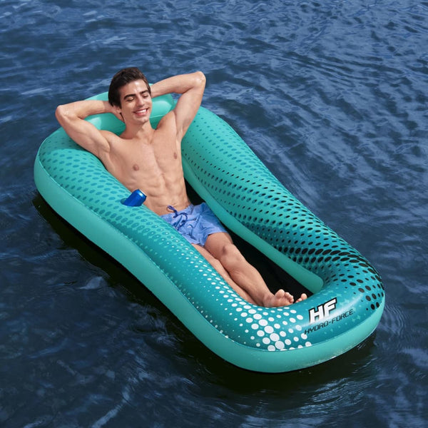 Bestway Hydro Force Sol Venture floating lounger with hammock blue