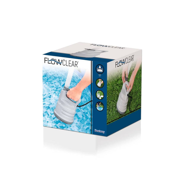 Bestway Bomba para drenaje de piscina blanca