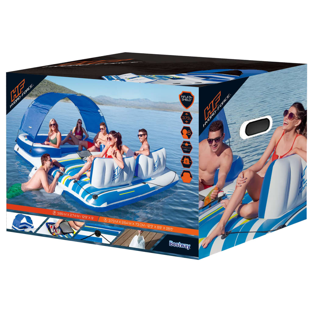 Bestway Isla Flotante Tropical Breeze 389x274 cm 43105