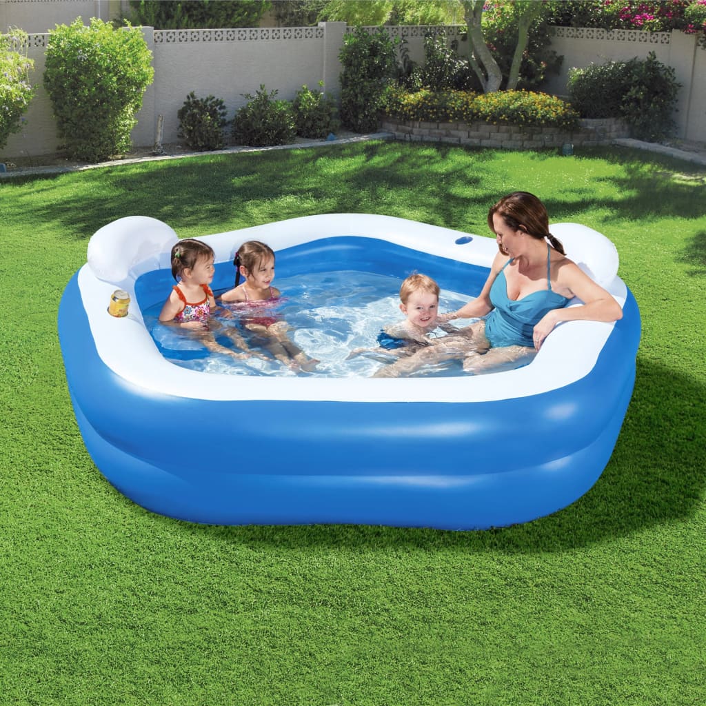 Piscina Bestway Family Fun Lounge 213x206x69 cm