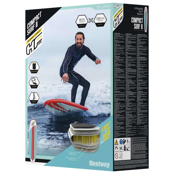 Bestway Inflatable SUP Hydro-Force Compact Surf 8 243x57x7