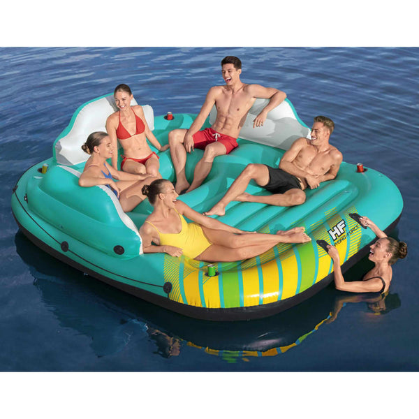 Bestway Sunny Lounge inflatable island for 5 people 291x265x83 cm