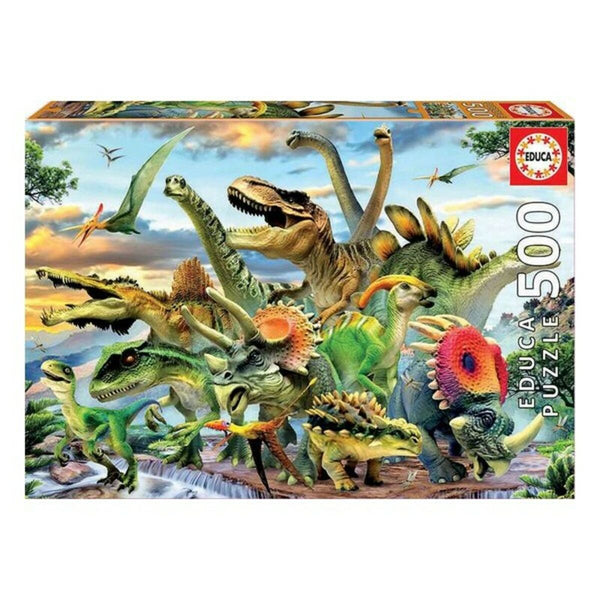 Puzzle Educa Dinosaurios 500 Piezas
