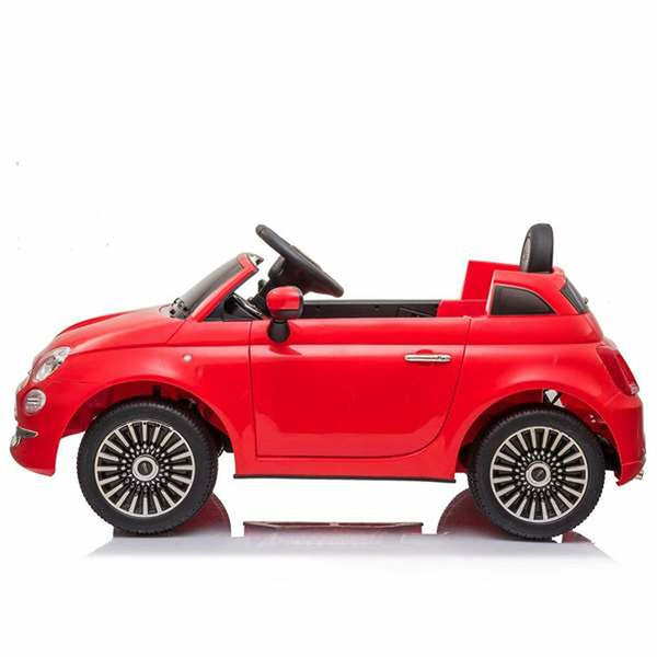 Carro elétrico para crianças Fiat 500 Vermelho Com controlo remoto MP3 30 W 6 V 113 x 67,5 x 53 cm