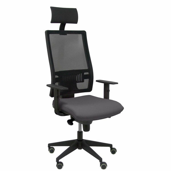Cadeira de escritório com apoio para a cabeça P&C B10CRPC Cinzento Cinzento escuro