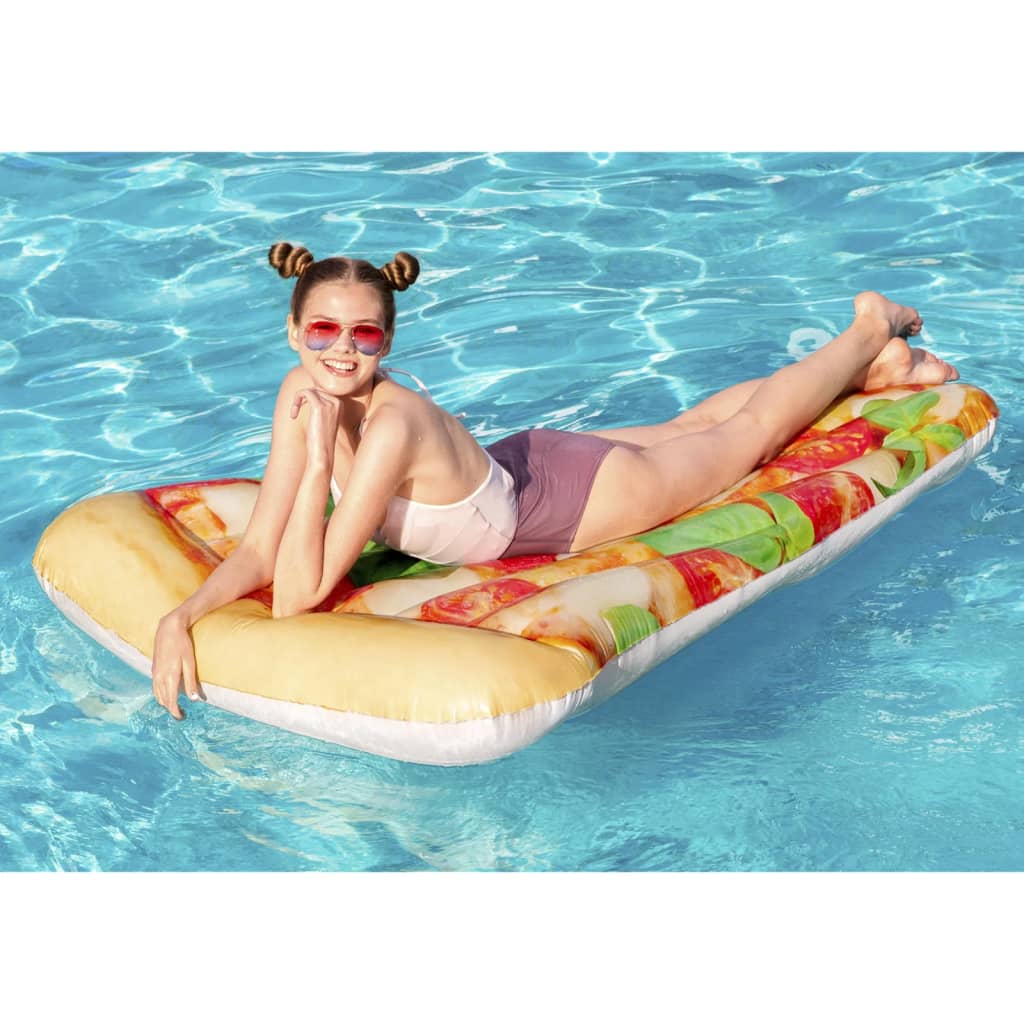 Boya tumbona flotante Bestway Pizza Party 188x130 cm