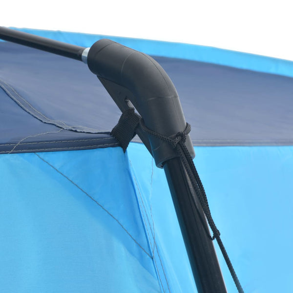 Tenda para piscina 500x433x250 cm tecido azul