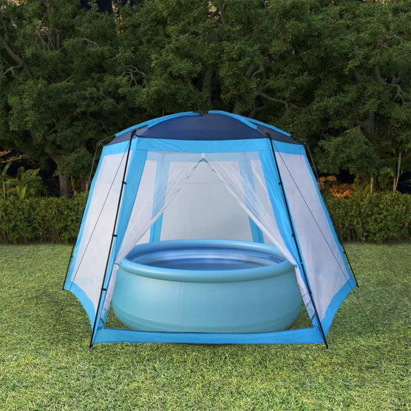 Carpa piscina 500x433x250 cm tela azul