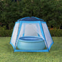 Carpa piscina 500x433x250 cm tela azul