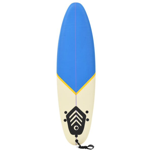 Prancha de surf 170 cm azul e creme