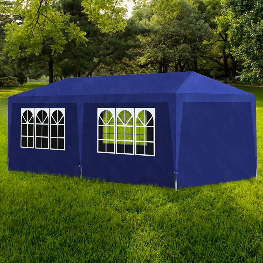 Party tent 3x6 m blue