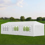 Carpa para fiestas 3x9 m blanca