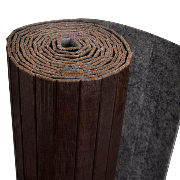 Biombo/divisória de sala 250x165 cm bambu castanho escuro