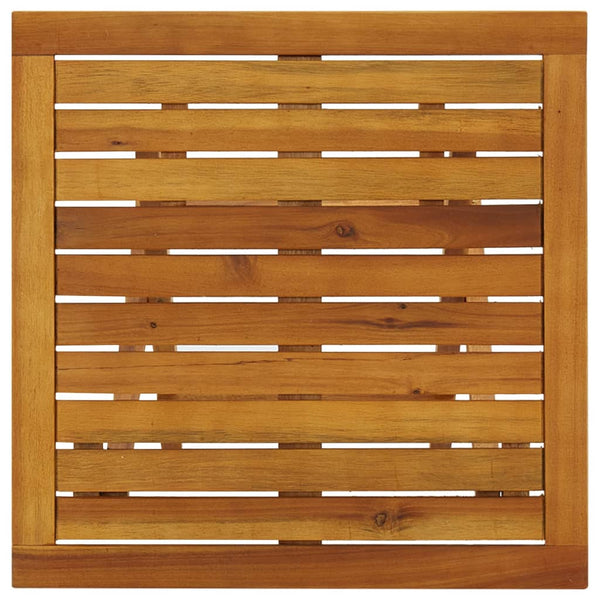 Mesa de bistrô 46x46x47 cm madeira de acácia sólida
