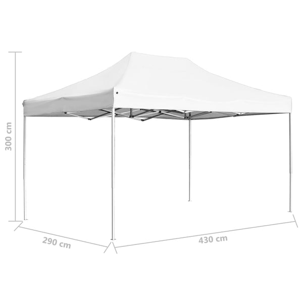 Tenda dobrável profissional para festas alumínio 4,5x3m branco