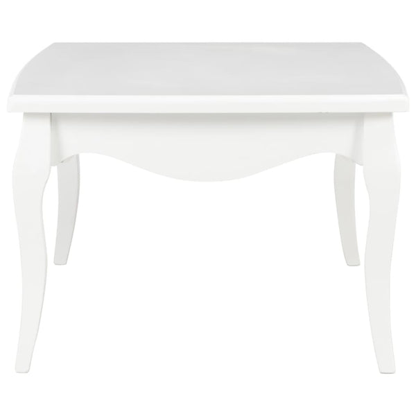 Mesa de centro 110x60x40 cm madeira de pinho maciça branco