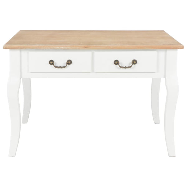 Mesa de centro 80x80x50 cm madeira branco