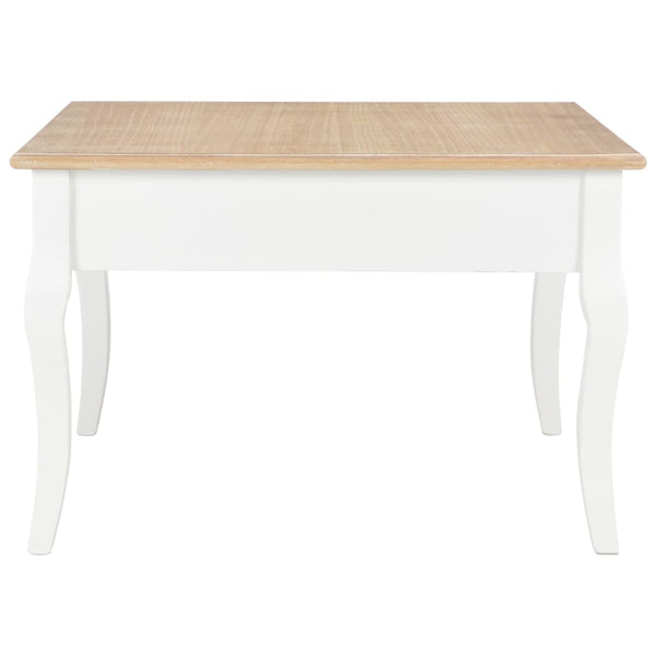 Mesa de centro 80x80x50 cm madeira branco