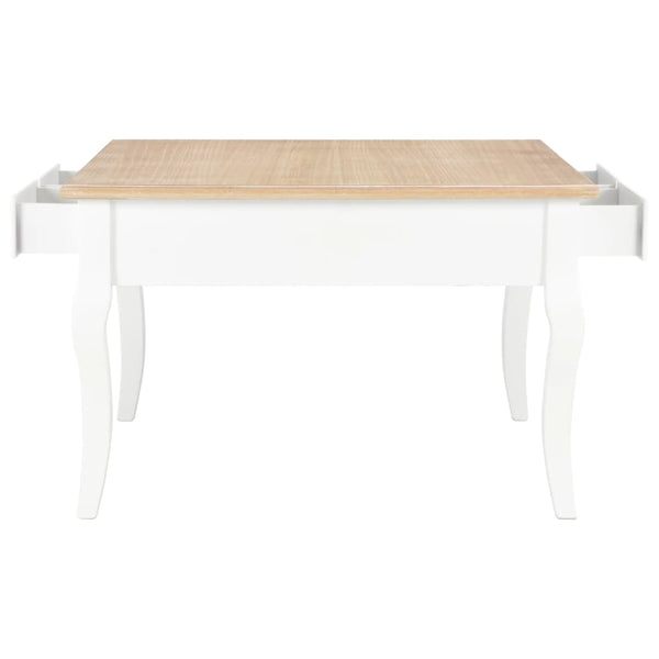 Mesa de centro 80x80x50 cm madeira branco