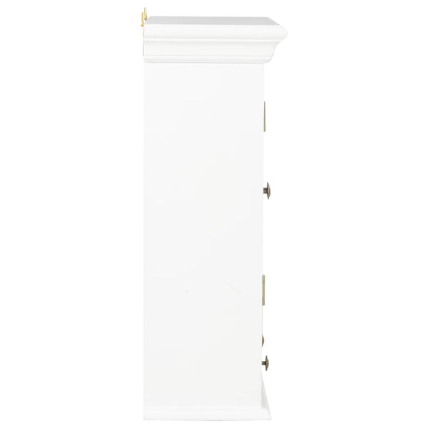 Armário de parede 49x22x59 cm derivados de madeira branco