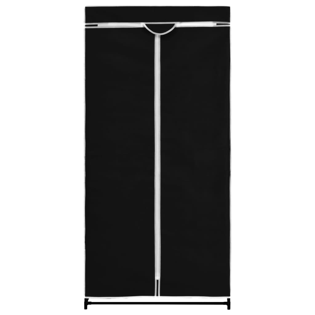 Roupeiro 75x50x160 cm preto