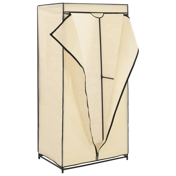 Roupeiro 75x50x160 cm creme