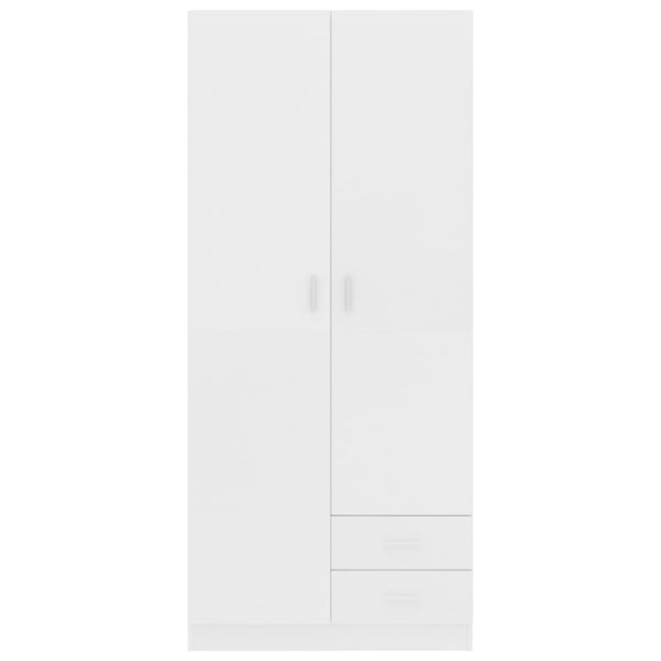 Roupeiro 80x52x180 cm derivados de madeira branco