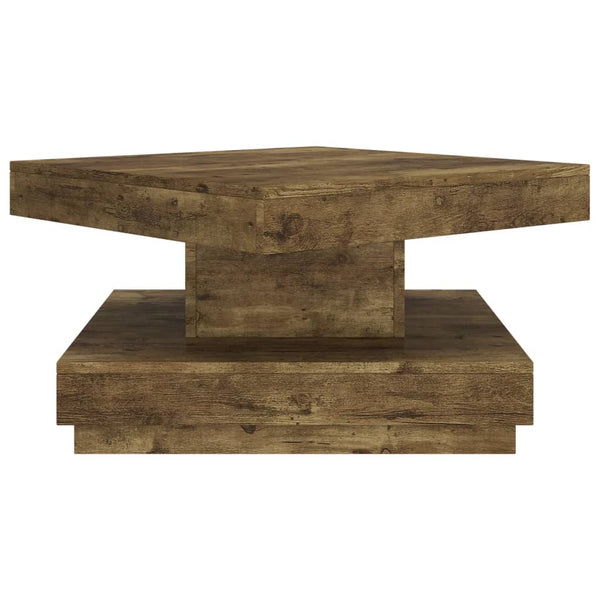 Mesa de centro 60x60x35 cm MDF castanho-escuro