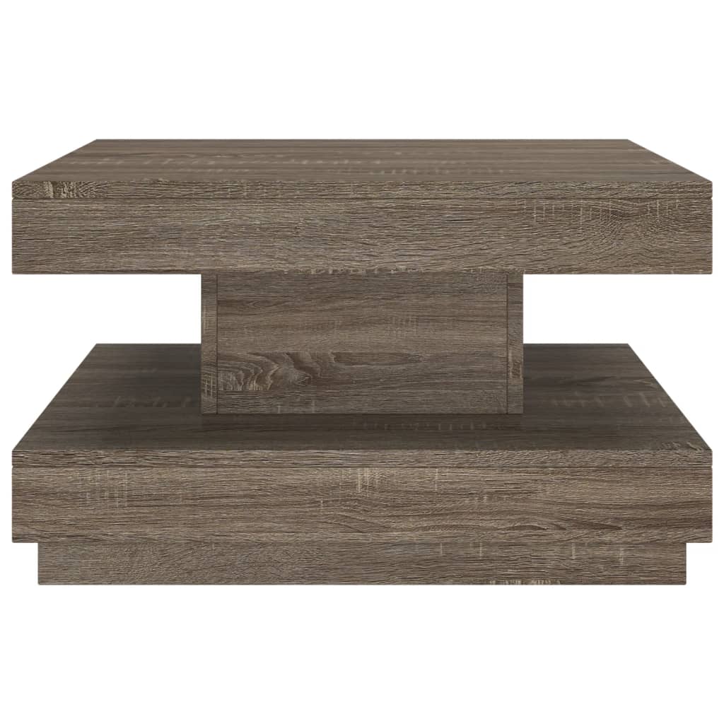 Mesa de centro 60x60x35 cm MDF cinzento