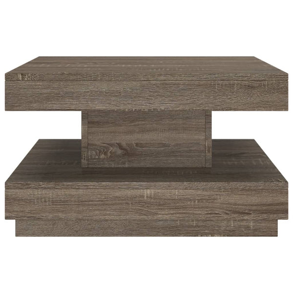 Mesa de centro 60x60x35 cm MDF cinzento