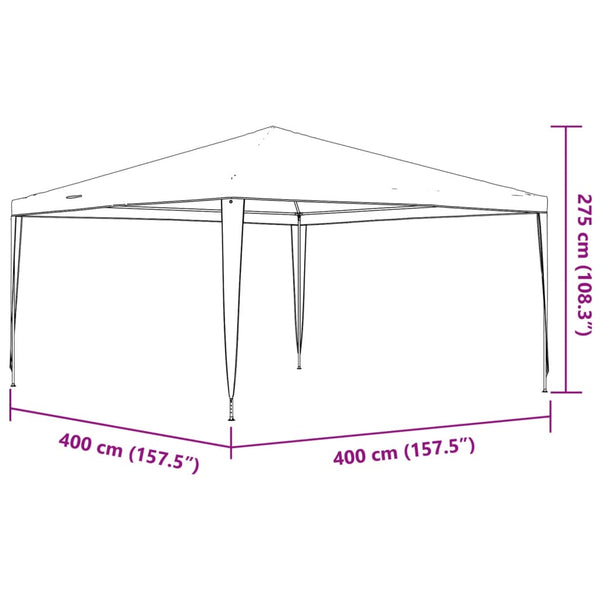 Tenda para festas 4x4 m branco