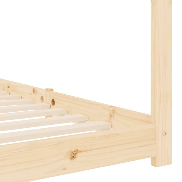 Estrutura de cama p/ crianças 70x140 cm madeira de pinho maciça