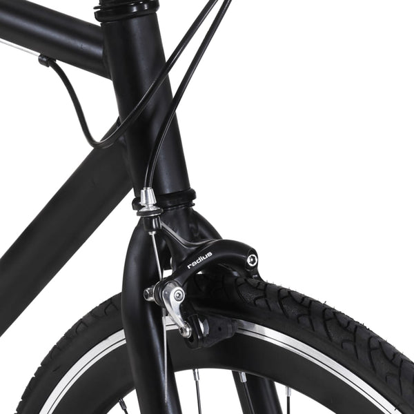 Bicicleta de mudanças fixas 700c 59 cm preto