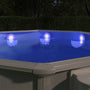 LED submersible/floating pool light with remote control white