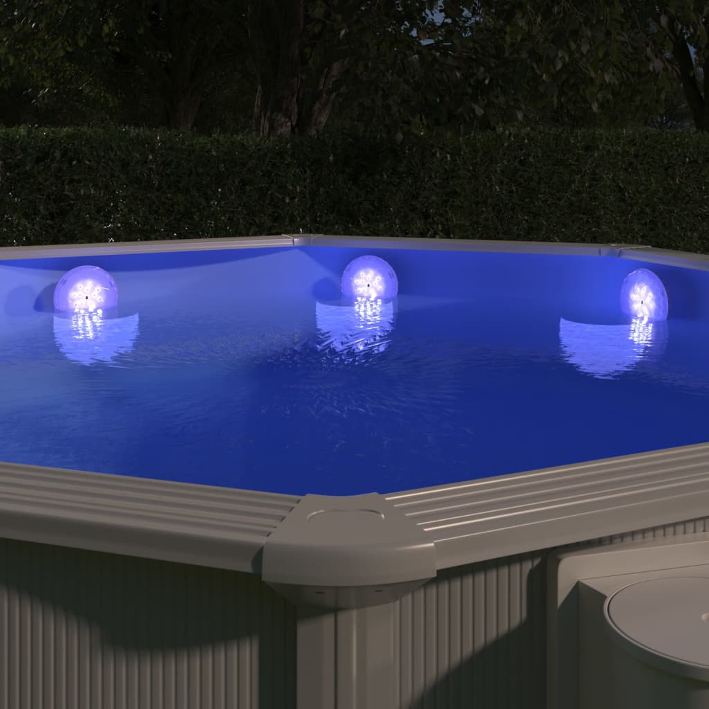 LED submersible/floating pool light multicolor remote control