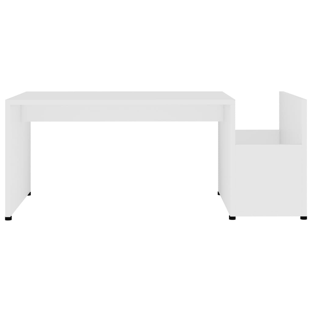 Mesa de centro 90x45x35 cm derivados de madeira branco