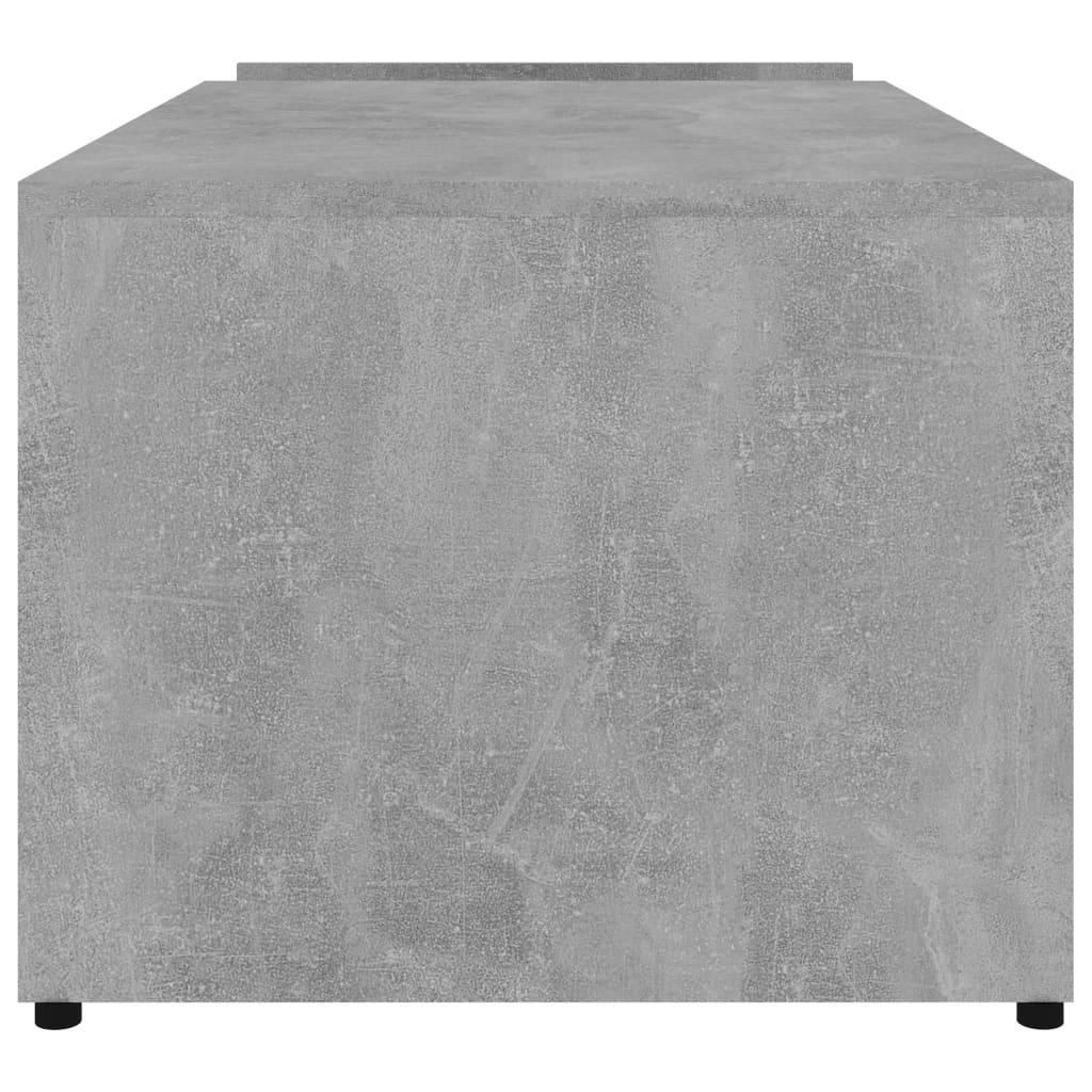 Mesa de centro 90x45x35 cm derivados madeira cinzento cimento