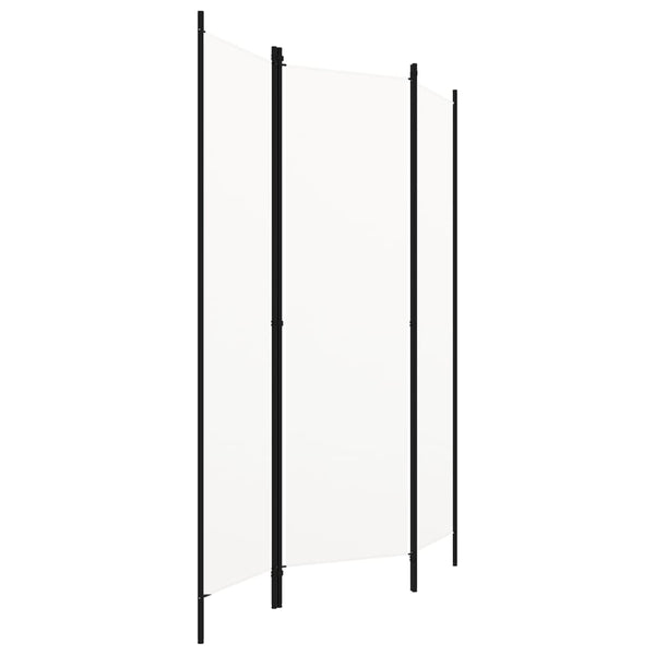 Divisória de quarto com 3 painéis 150x180 cm branco