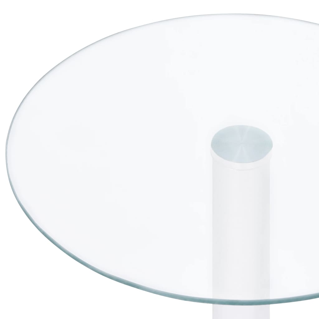 Mesa de centro 40 cm vidro temperado transparente