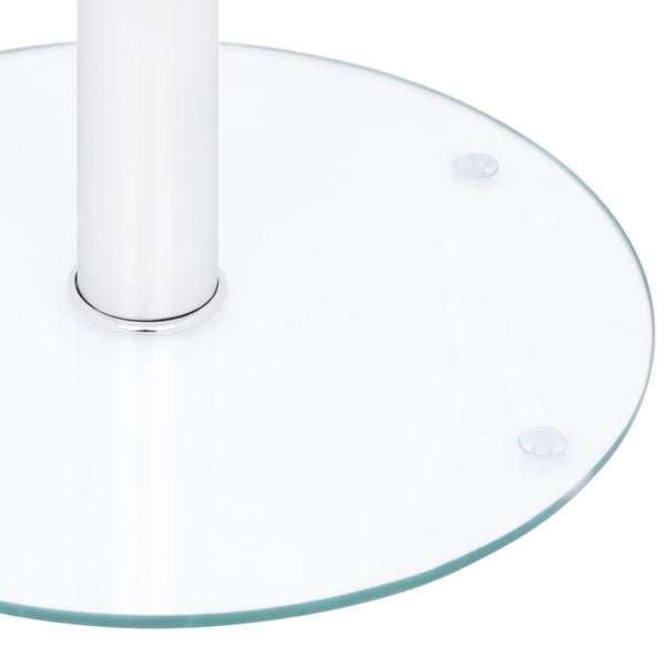 Mesa de centro 40 cm vidro temperado transparente