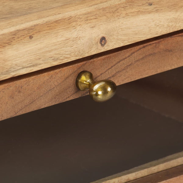 Mesa consola 90x35x76 cm madeira de acácia maciça