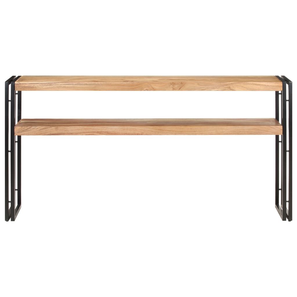Mesa consola 150x30x75 cm madeira de acácia maciça