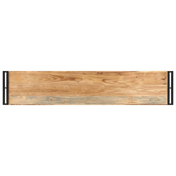 Mesa consola 150x30x75 cm madeira de acácia maciça