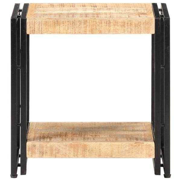 Mesa de apoio 40x30x40 cm madeira de mangueira áspera