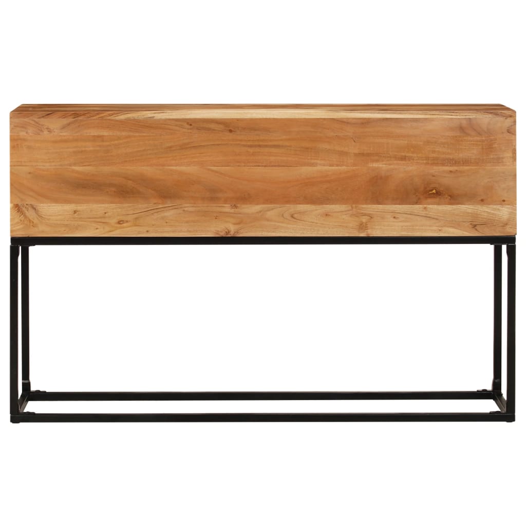 Mesa consola 120x30x75 cm madeira de acácia maciça