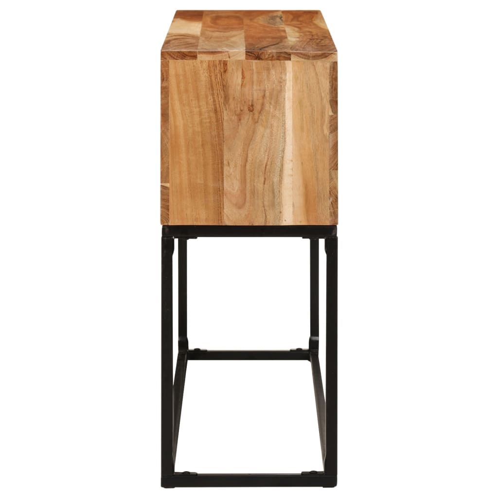 Mesa consola 120x30x75 cm madeira de acácia maciça