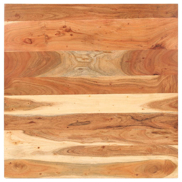 Mesa de bistrô quadrada 80x80x75 cm madeira de acácia maciça