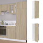 Armário p/ frigorífico derivados de madeira carvalho sonoma